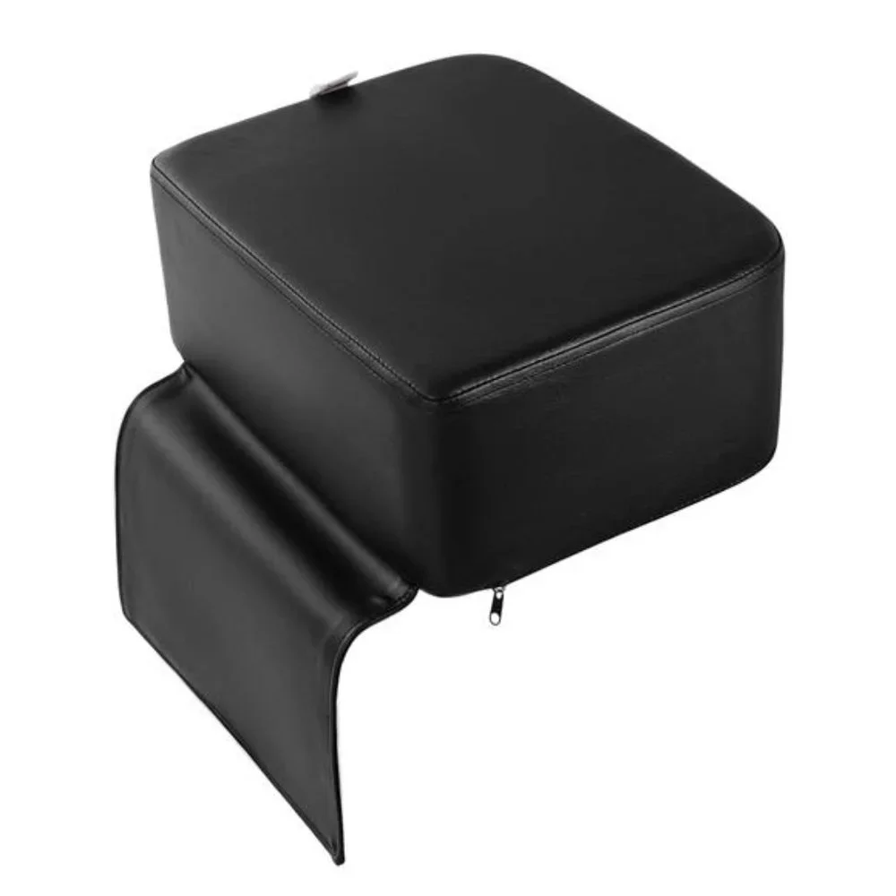 Children Leather Cushion Oversize Barber Salon Booster Seat,Spa Equipment Black